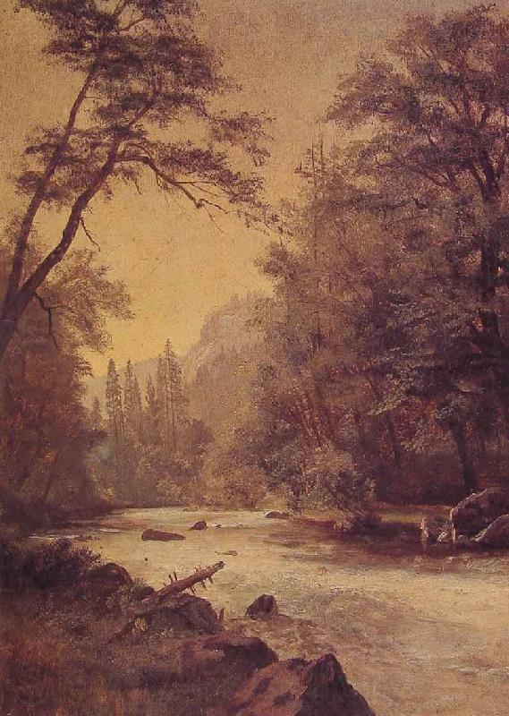Albert Bierstadt Lower Yosemite Valley Spain oil painting art